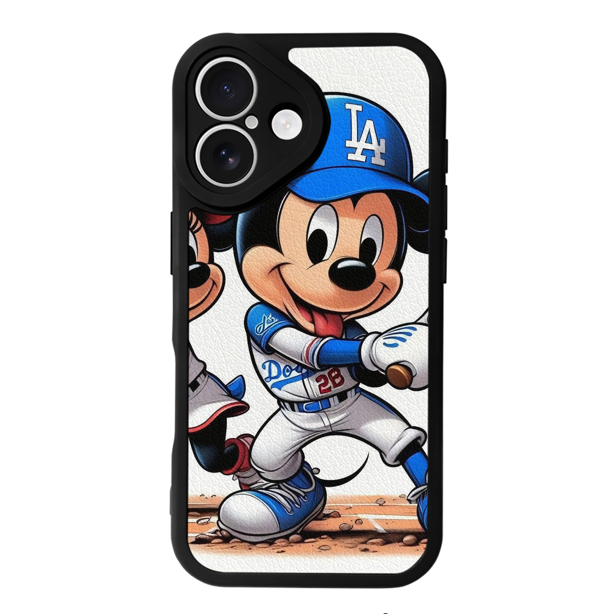  IPhone 16 Silicone Leather Case – UV Print, Lambskin Texture – Perfect Fit, Wireless Charging Compatible, Scratch Resistant, Precise Cutouts – Stylish Protection For IPhone 16